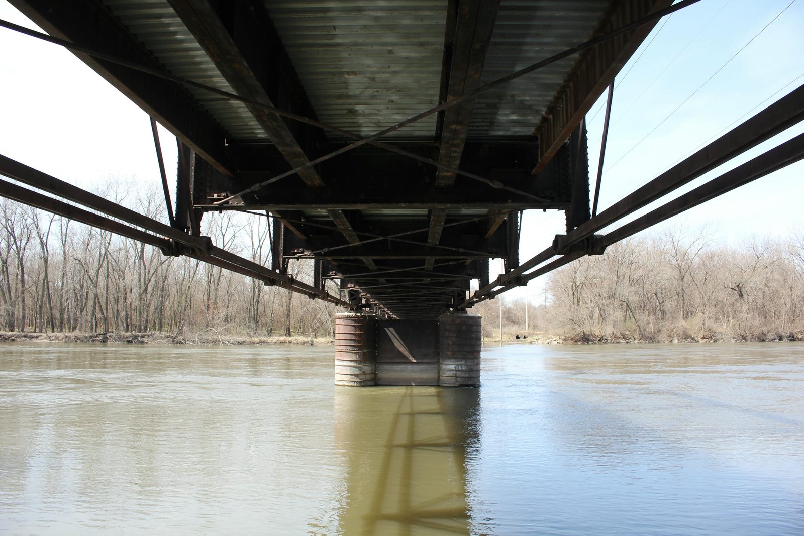 Underneath span #2